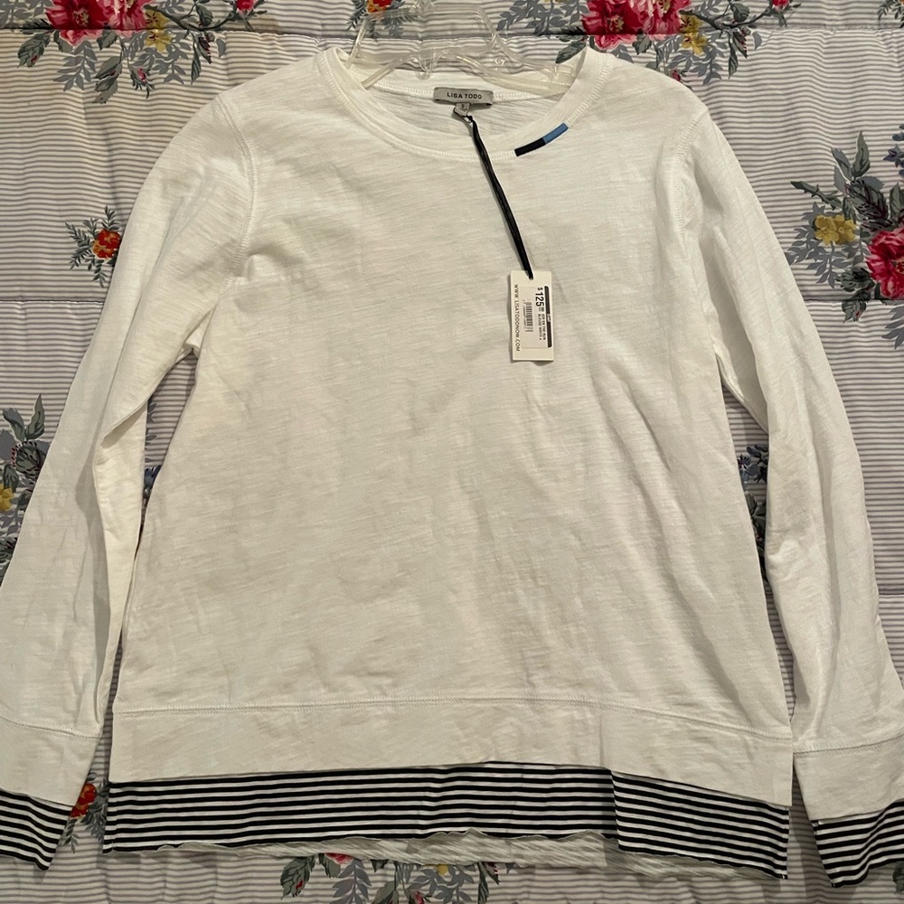 Lisa Todd White Shirt small